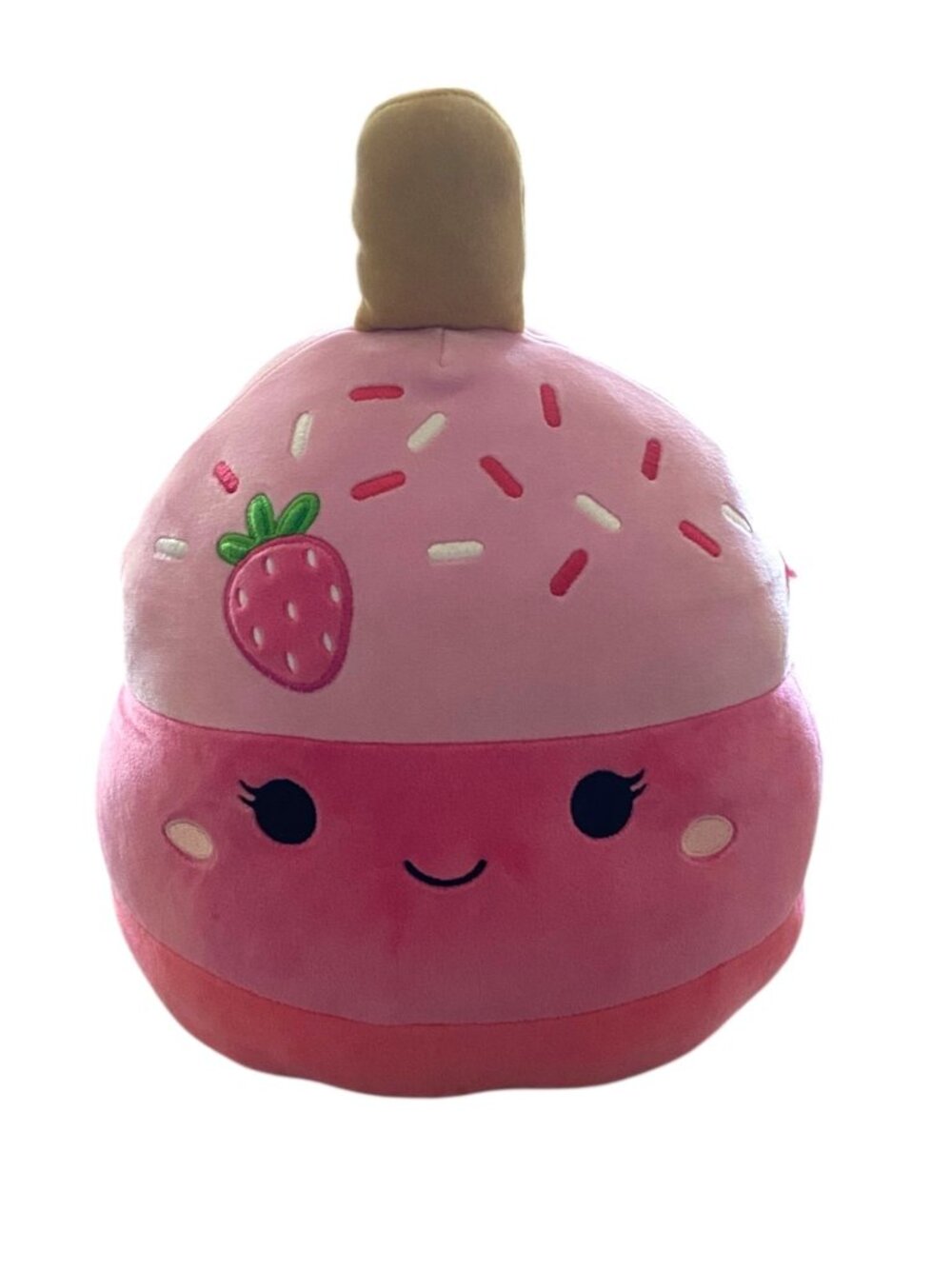 Squishmallows Pama The Pink Strawberry Cake Pop 14 inches Whimsy Collectible